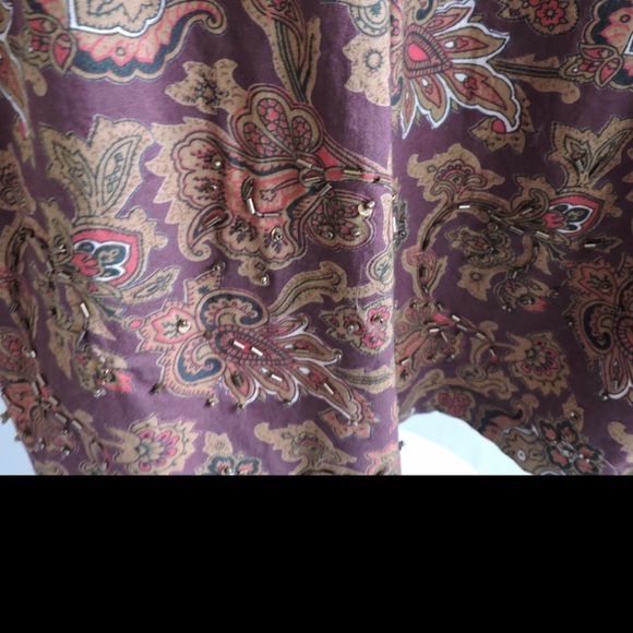 Ishyu Boho Paisley Skirt Womens 6 - Picture 4 of 8